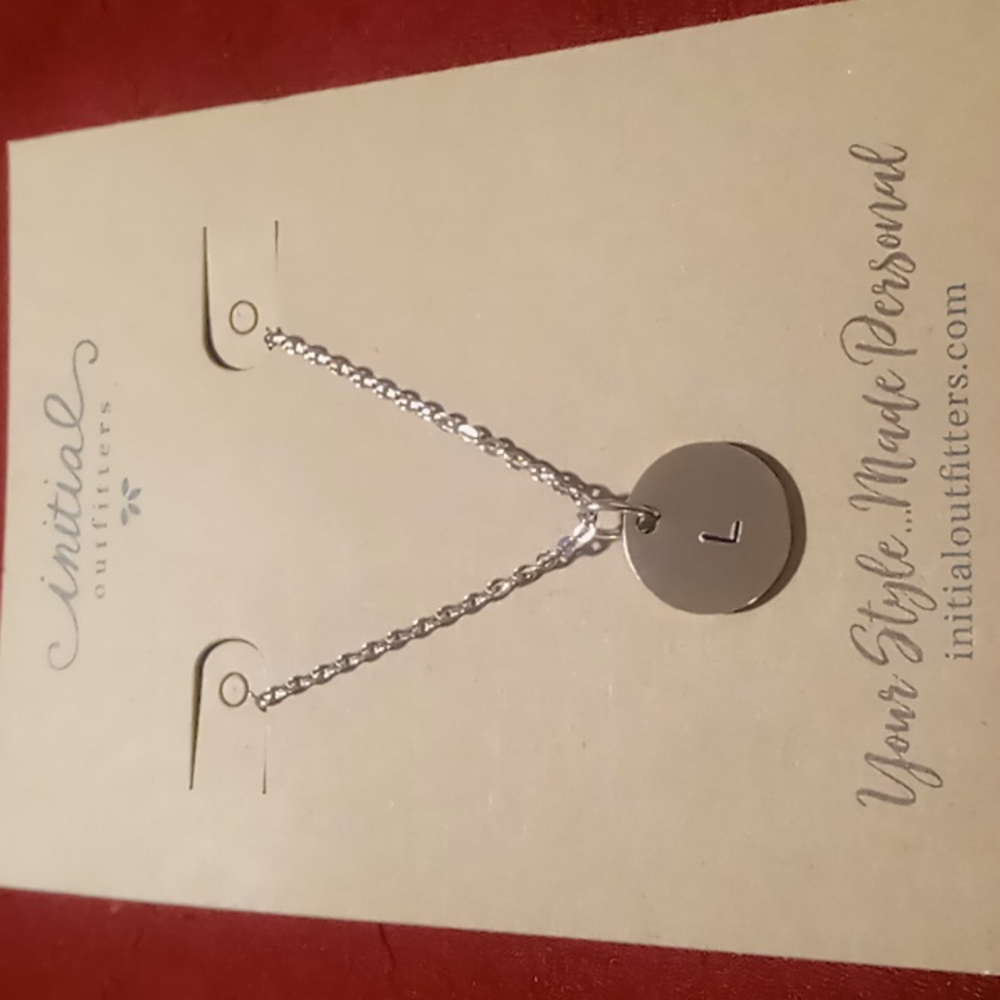 Initial outfitters initial L necklace . NWT 18 inches long